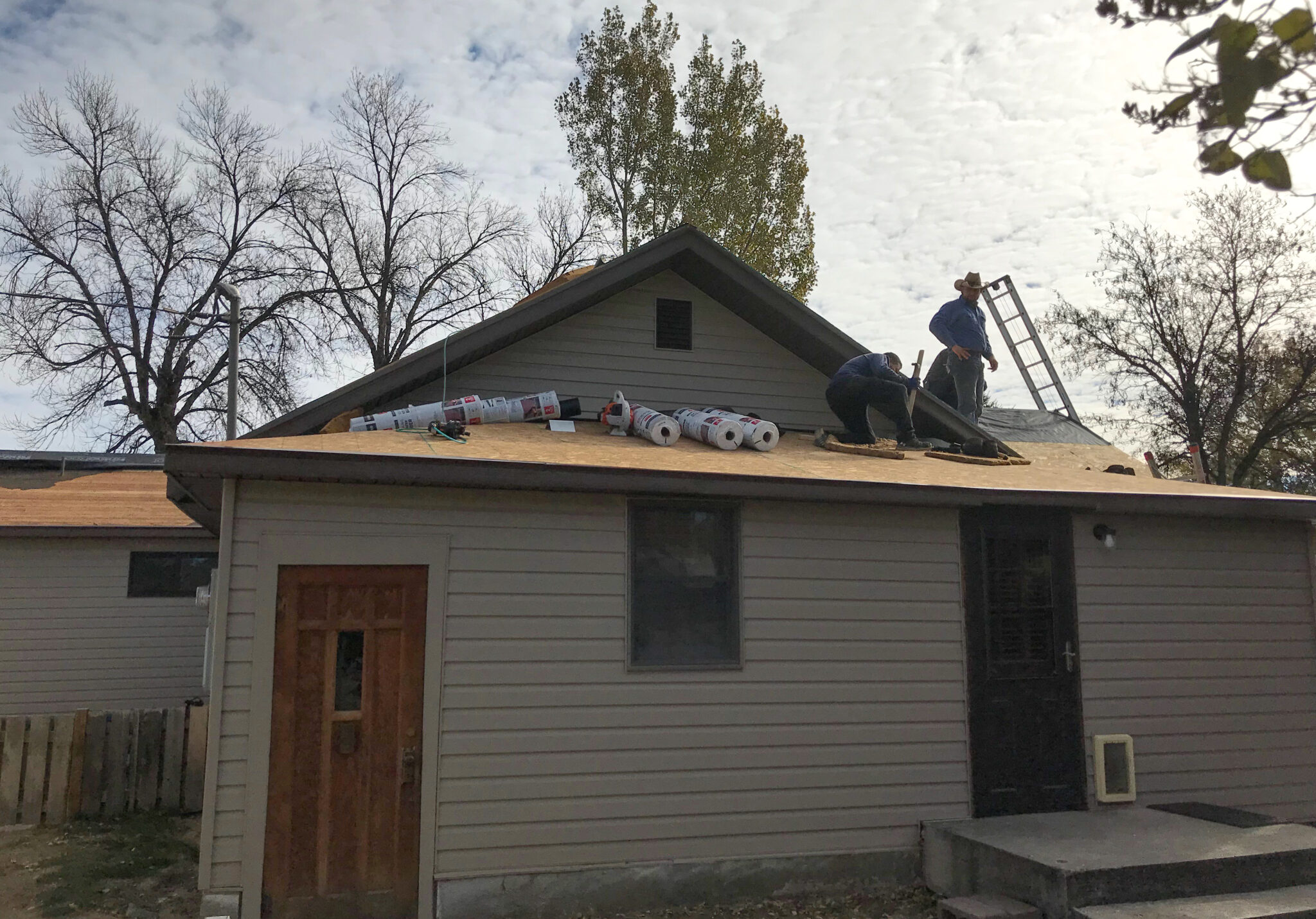 lovell wyoming roof shingle hail damage 1