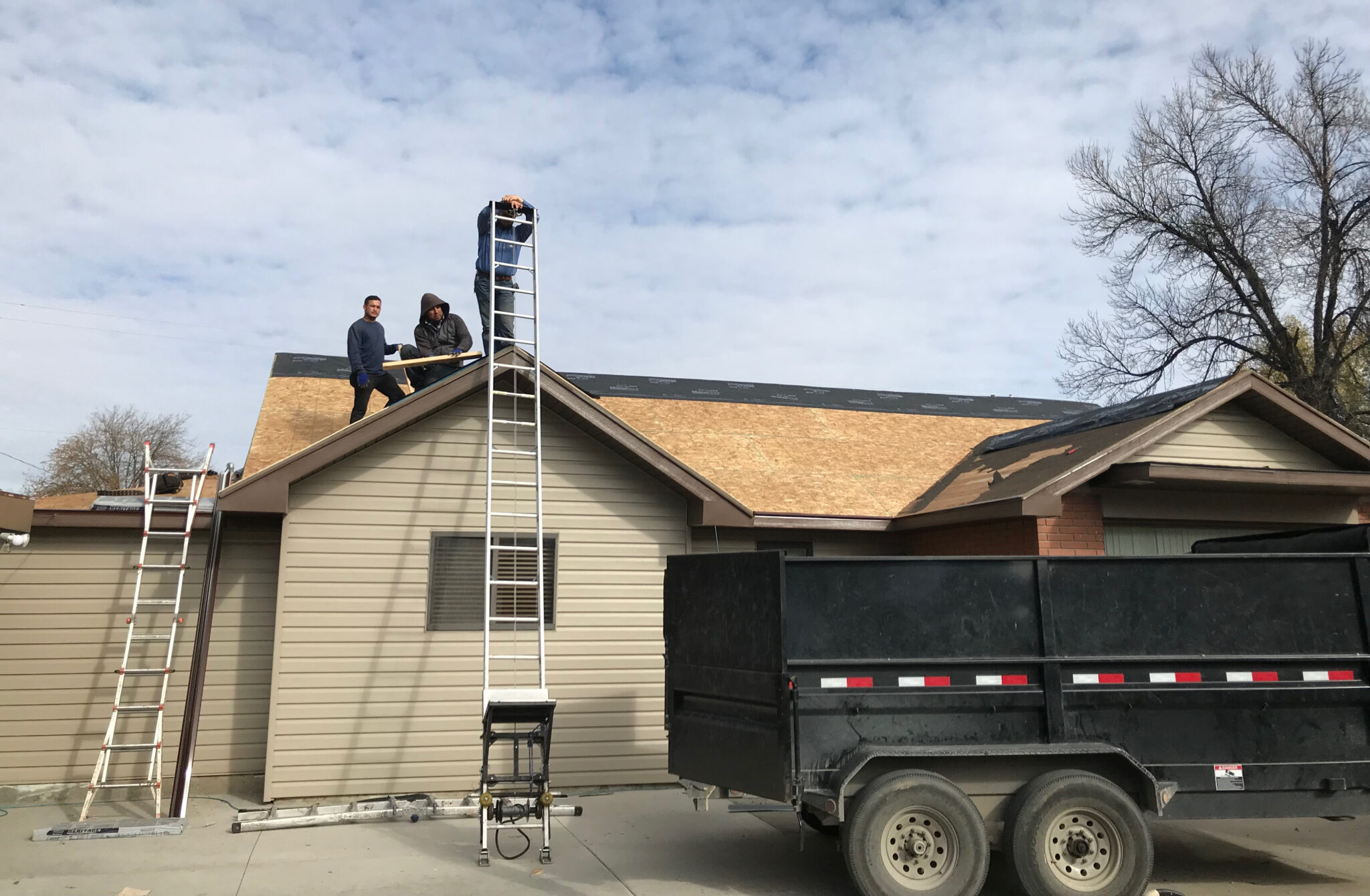 lovell wyoming roof shingle hail damage 2